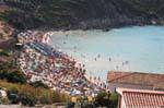 Santa Teresa di Gallura, crowded beach, Sardinia.