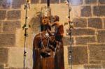 Basilica of the Holy Trinity of Saccargia, staue, tears of the Virgin, Sardinia.