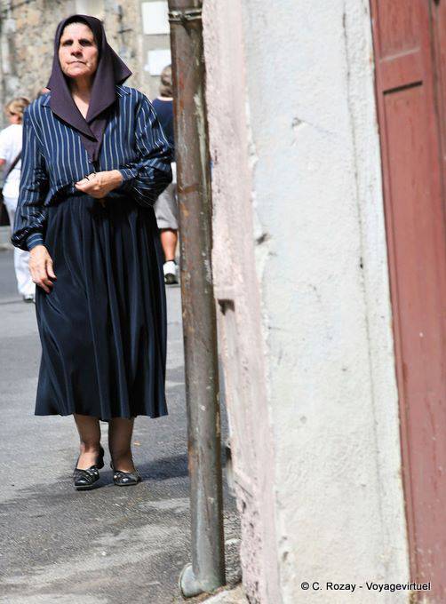 Orgosolo, feminine typical costume - Sardinia