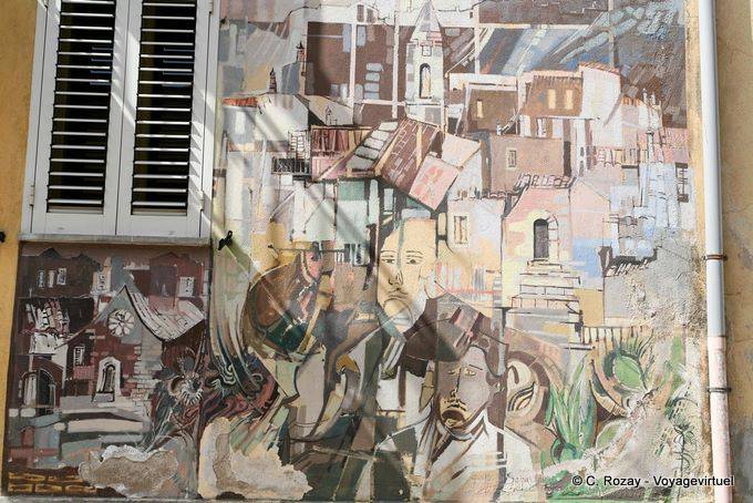 Orgosolo, hodgepodge of painting - Sardinia