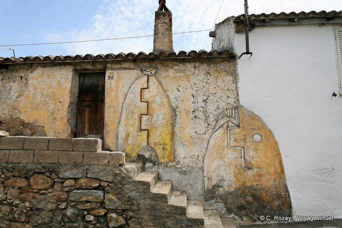 Orgosolo, murals improbable, V. Floris 1994 - Sardinia