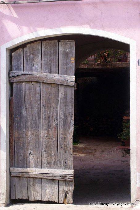 Orgosolo, a wooden door - Sardinia