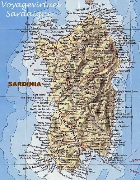 Embossed Card - Sardinia