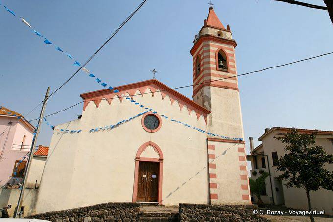 Tinnura, the parish church dedicated to Saint Anne - Sardinia