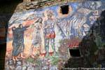 Orgosolo, between the beautiful armor and religion, murals, Sardinia.