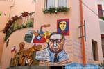 Orgosolo, assassination of Salvador Allende, September 11, 1973, murals, Sardinia.
