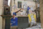 Orgosolo, rumors and military secret, murals, Sardinia.