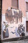 Orgosolo, socialists, murals, Sardinia.