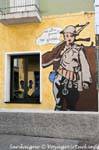 Orgosolo, another war? No thank you, murals, Sardinia.