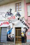 Orgosolo is also entitled to peace and quiet (Wrooomm Roarr) murals, Sardinia.