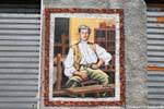 Romana, the portrait of a man, murals, Sardinia.