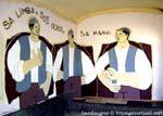 Siniscola, Sa Limba, Sos Ocros His Manu, mural, Sardinia.
