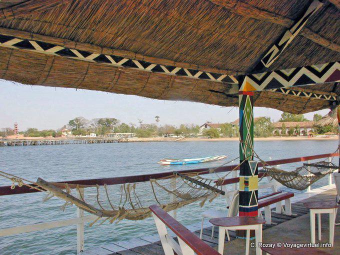 Hammocks at the waterfront - Senegal