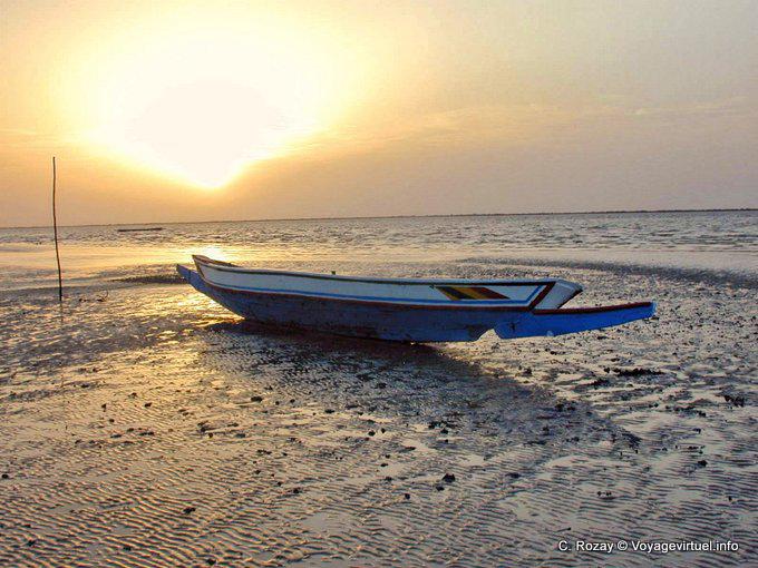 Lying on the banks of the Sine Saloum - Senegal