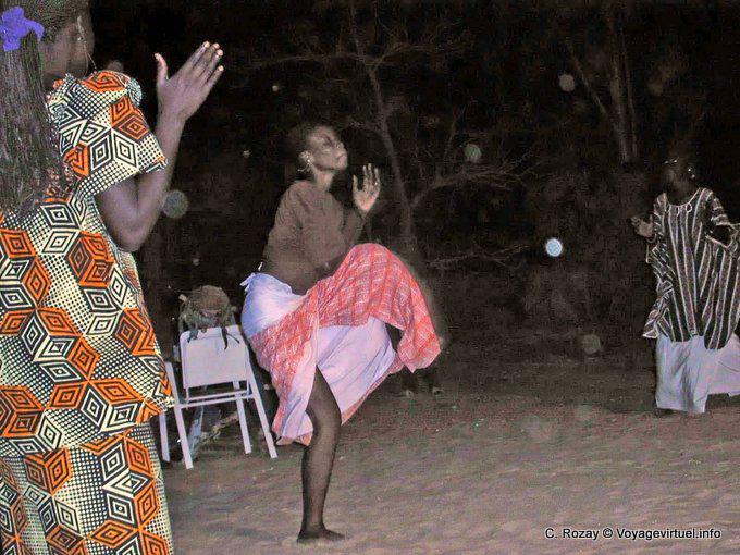 Holiday evening and wild dance - Senegal