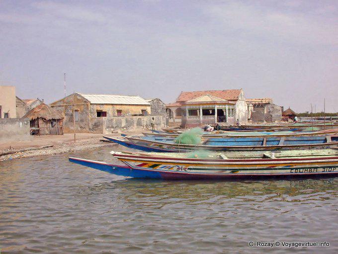 Fishing port south of Foundiougne in Sine Saloum - Senegal