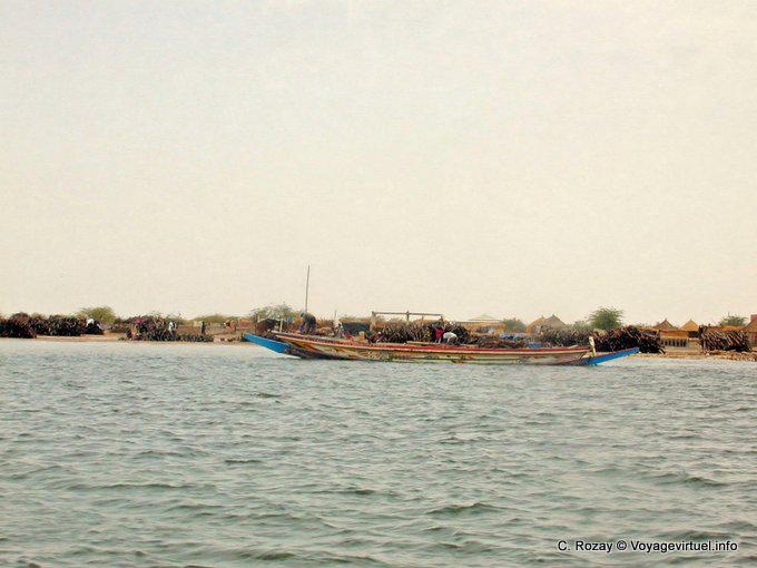 Colorful boat in the Saloum Delta - Senegal
