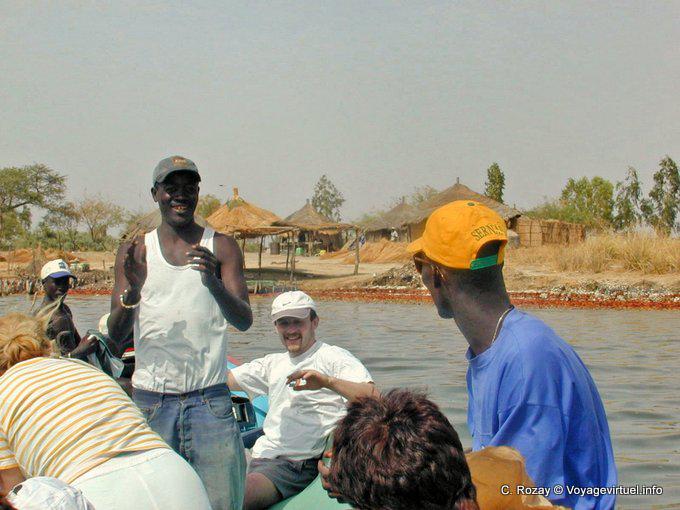 The joy on the boat - Senegal