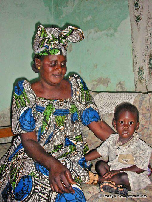 Mama boubou and the youngest - Senegal