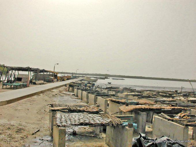 Overlooking a small fishing port of Saloum - Senegal