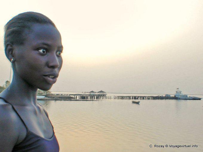 Meriem before the Sine-Saloum - Senegal