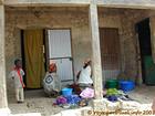 Scene laundry by hand, Senegal.