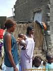 Inhabitants of the village and their children (Sine-Saloum), Senegal.