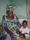 Mama boubou and the youngest, Senegal.