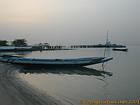 Evening light on the little port to Foundiougne, Senegal.