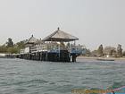 The distance by canoe from the pontoon of the hotel Foundiougne, Senegal.
