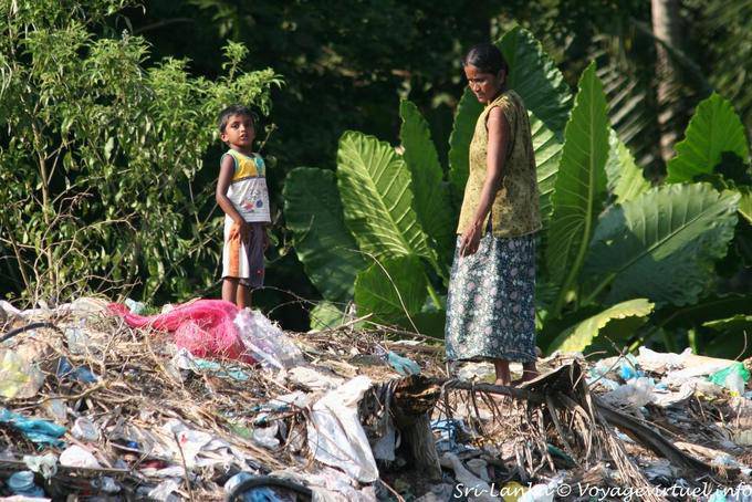 In garbage Bentota Beruwela - Sri Lanka Ceylon