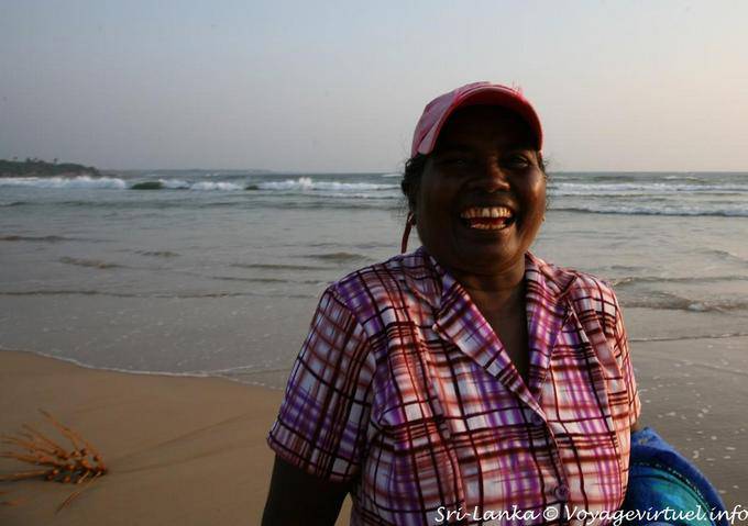Laughter from the beach vendor Beruwela - Sri Lanka Ceylon