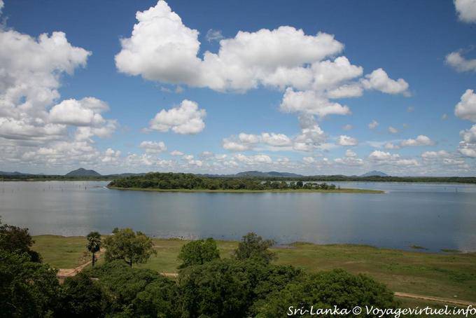 Island lake in Kandalama, Dambulla - Sri Lanka Ceylon