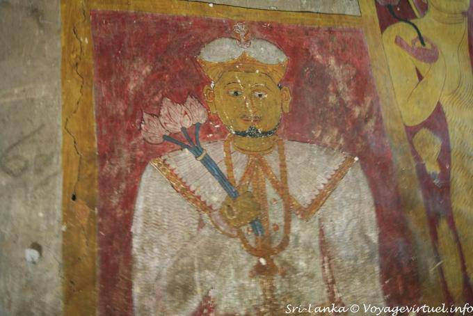 Representation village chief who transformed the cave shrine, Dambulla - Sri Lanka Ceylon