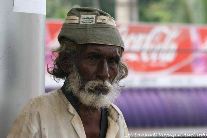 Portrait of a poor wretch, Kandy - Sri Lanka Ceylon
