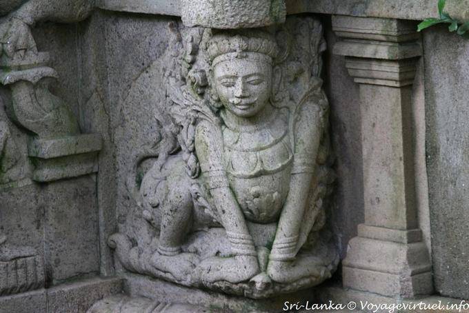 Retaining Sculpture, Dalada Maligawa, Kandy - Sri Lanka Ceylon