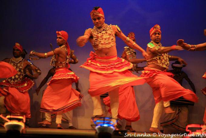 Dance reserved for men, Kandy - Sri Lanka Ceylon