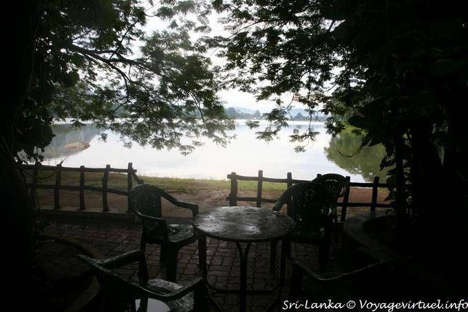 Breakfast on the shores of lake Kurunegala, North Western Province - Sri Lanka Ceylon
