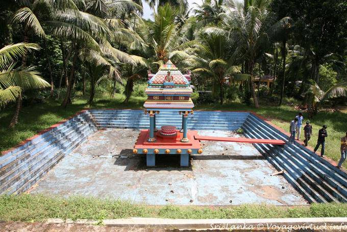 Altar in a basin, Sri Muthumariamman Thevasthanam, Matale - Sri Lanka Ceylon