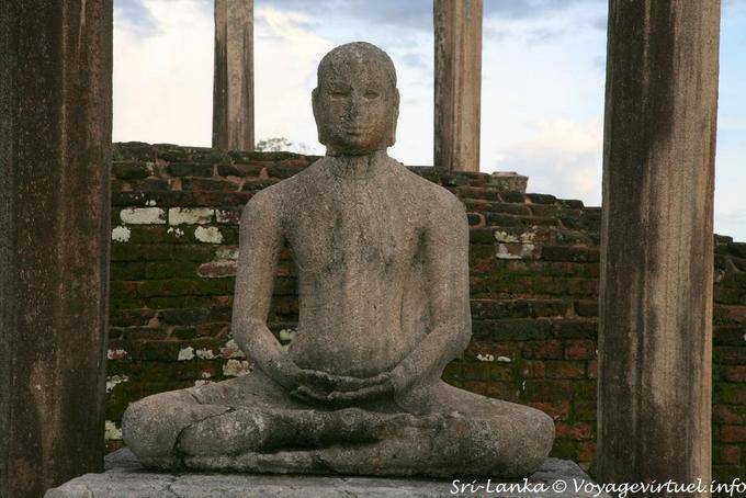 One of the four Buddhas of Vatadage, Medirigiriya - Sri Lanka Ceylon