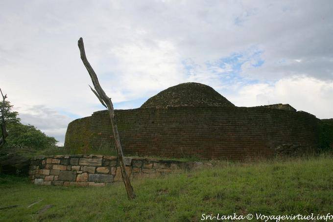 The Thuparama stupa oldest building on the site, Medirigiriya - Sri Lanka Ceylon