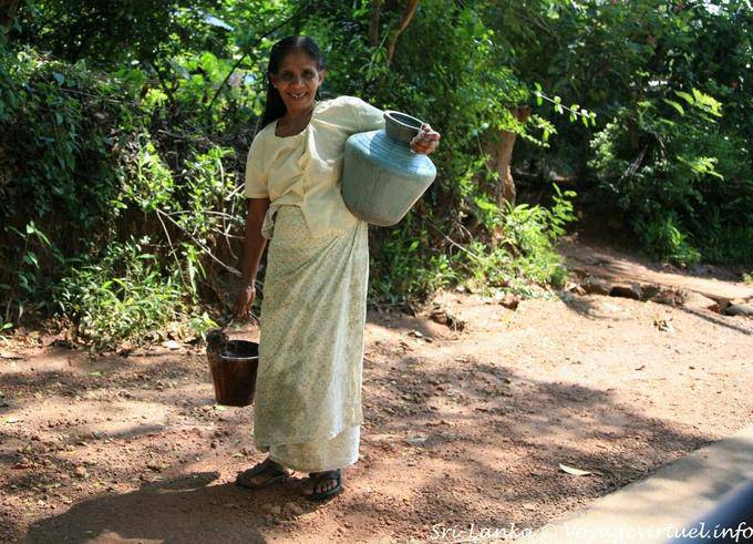 Smiling researcher of water, Nalanda - Sri Lanka Ceylon