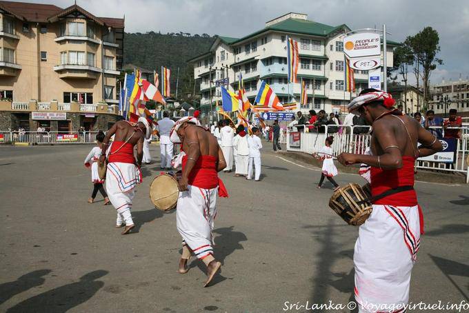 Drummers during a procession, Nuwara Eliya - Sri Lanka Ceylon