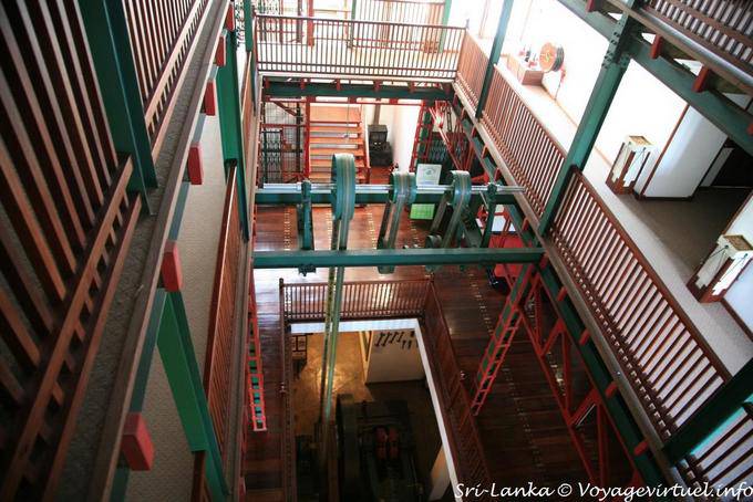 Atrium of the hotel steel mesh, Heritance Tea Factory, Nuwara Eliya - Sri Lanka Ceylon