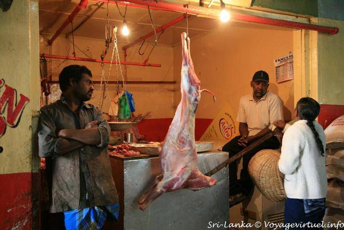Crochet slaughter animal, Market Nuwara Eliya - Sri Lanka Ceylon