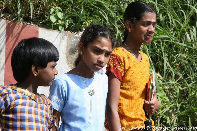 Children return to school Kotagala - Sri Lanka Ceylon