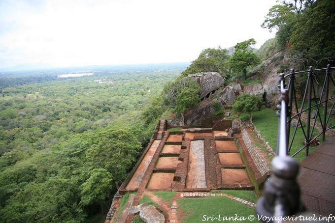 Terraced garden on the foothills of Mount Sigiriya - Sri Lanka Ceylon