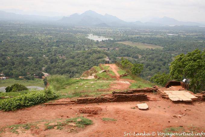Panorama of the massive peak of Adam, Sigiriya Mount - Sri Lanka Ceylon