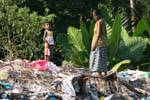 In garbage Bentota Beruwela, Sri Lanka Ceylon.