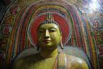 Portrait of Buddha lotus, Raja Maha Vihara, Dambulla, Sri Lanka Ceylon.